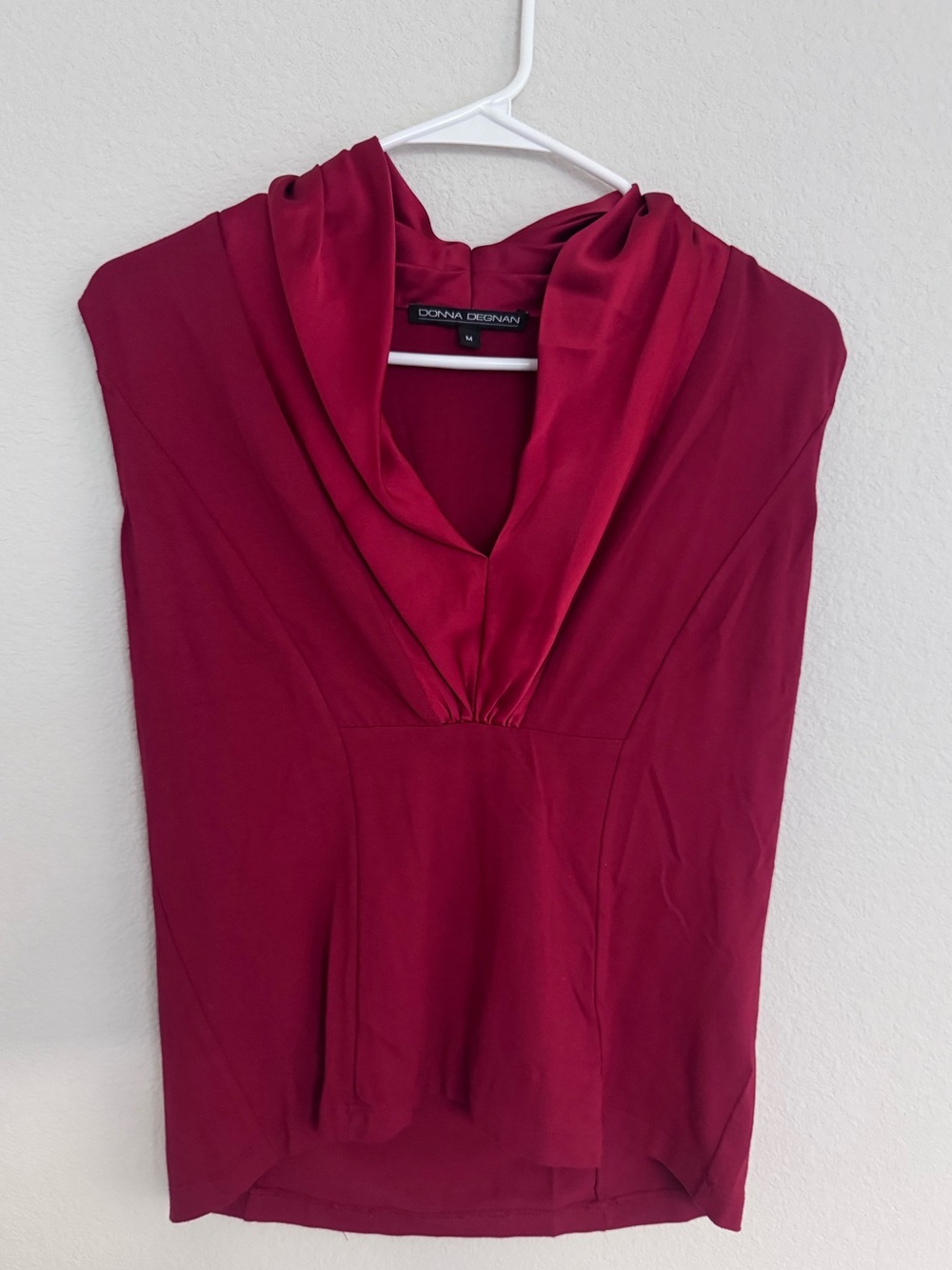 Donna Degnan Sleeveless Cowl Neck Top